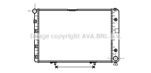 AVA QUALITY COOLING Radiators, Motora dzesēšanas sistēma MS2077